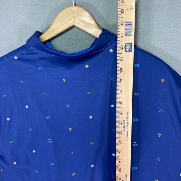 Chaps Golf Polo Shirt Men's XXXL All Over Print‎ Golf Balls Flags Bears - Picture 5 of 12